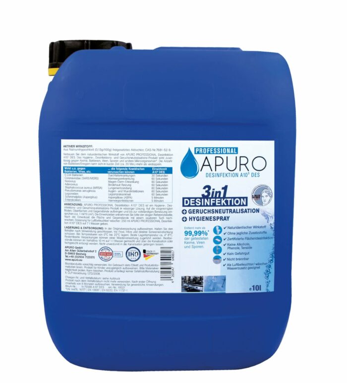 APURO PROFESSIONAL Desinfektion 10 l Kanister